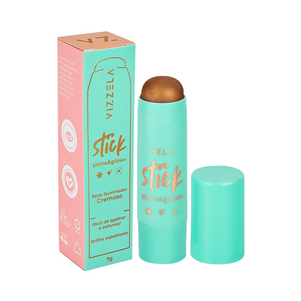 Iluminador Vizzela Stick Shine & Glow 04