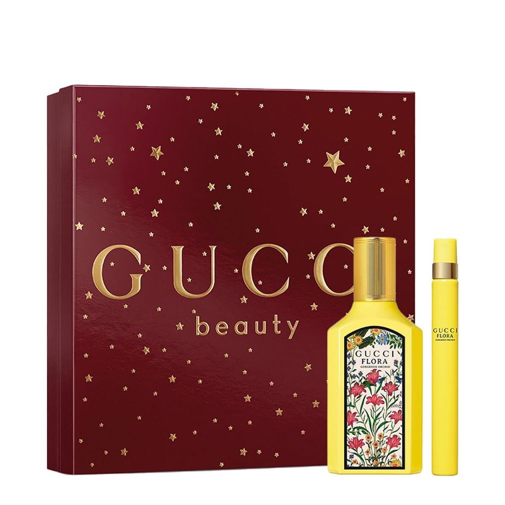 Kit Gucci Flora Gorgeous Orchid Feminino - Eau de Parfum 50ml + 10ml