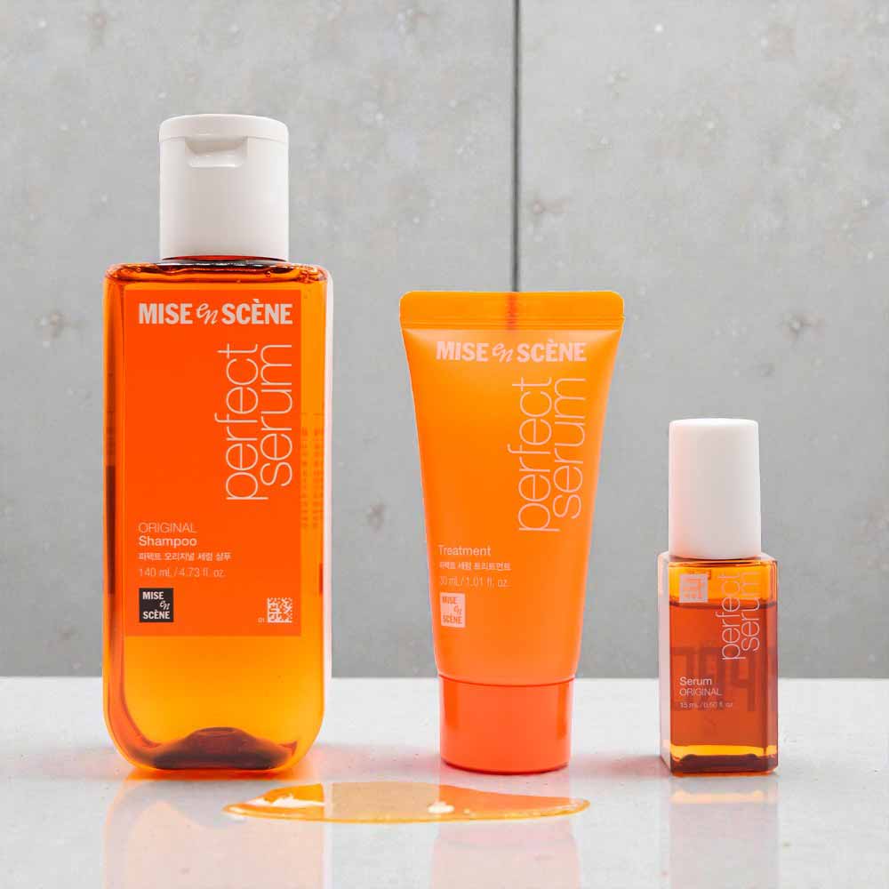 Damage Repair Mise en Scene Kit Shampoo + Máscara de Tratamento +