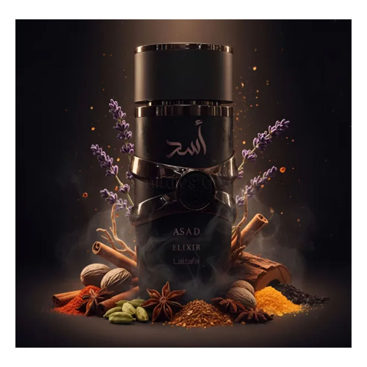 Asad Elixir Lattafa Perfume Árabe 100 Ml - Época Cosméticos