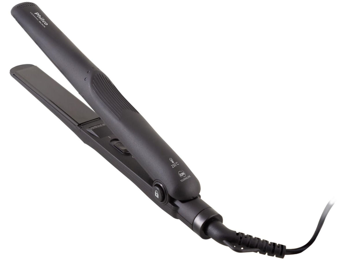 Chapinha/Prancha de Cabelo Philco Ceramic Black
