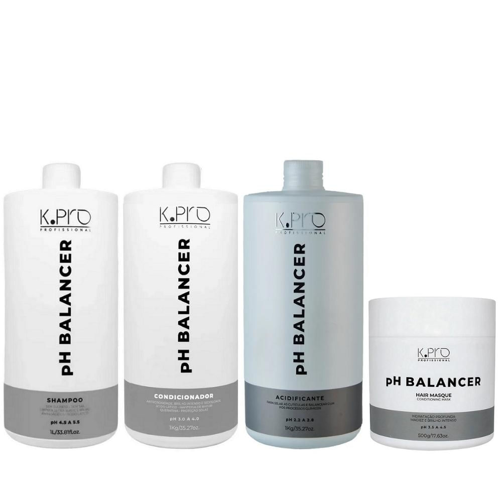Kit K.Pro pH Balancer Full Profissional (4 Produtos)