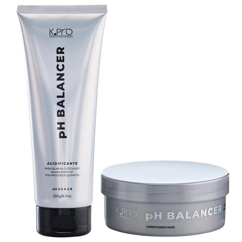 Kit K.Pro pH Balancer - Acidificante 230g + Máscara 165g