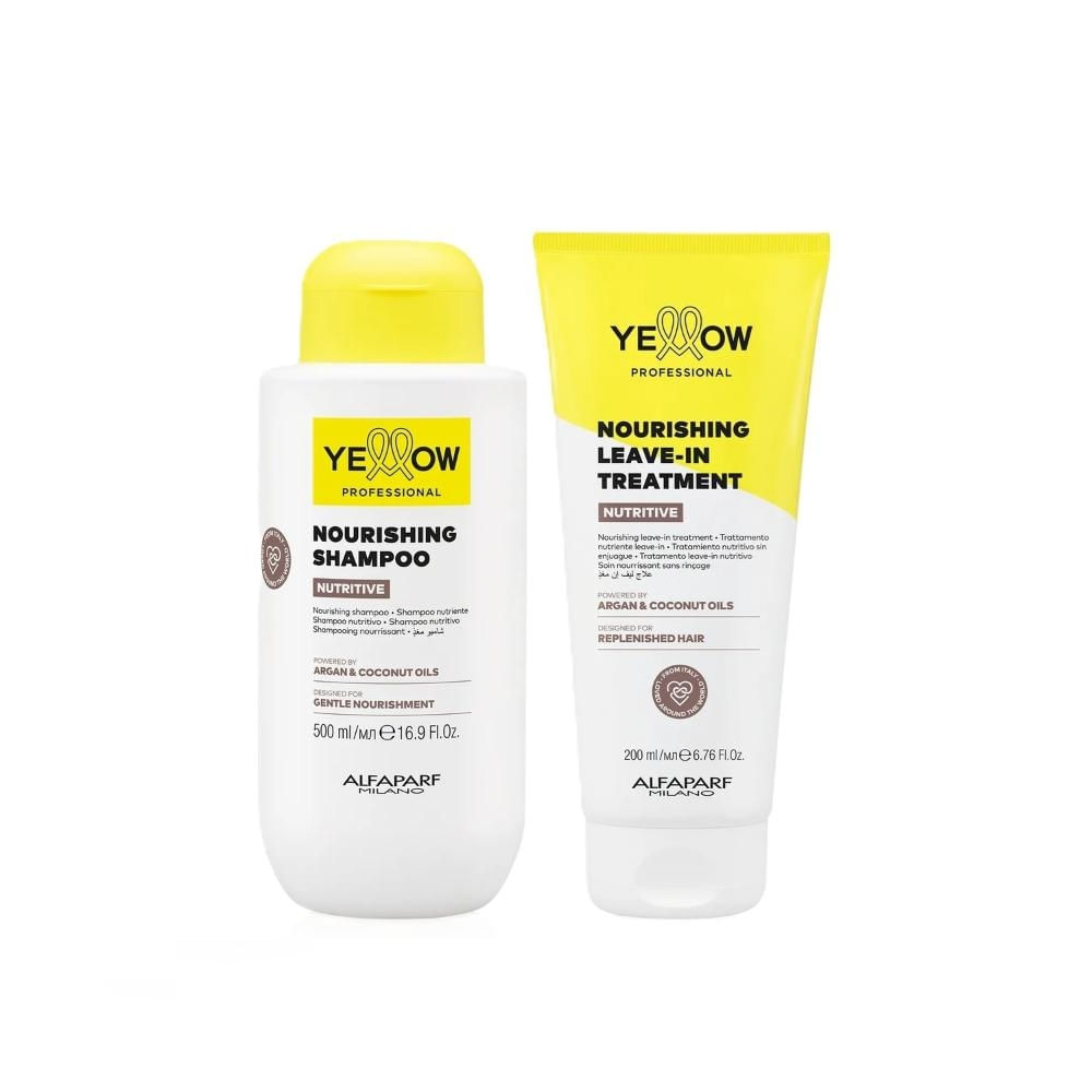 Kit Yellow Nutritive Tratamento Nutritivo - Shampoo 500ml  + Leave-In 200ml