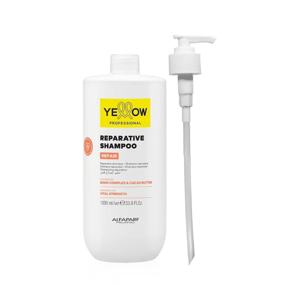 Yellow Repair Tratamento Reparador - Shampoo 1L + Válvula Pump