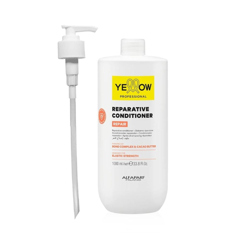 Yellow Repair Tratamento Reparador - Condicionador 1L + Válvula Pump