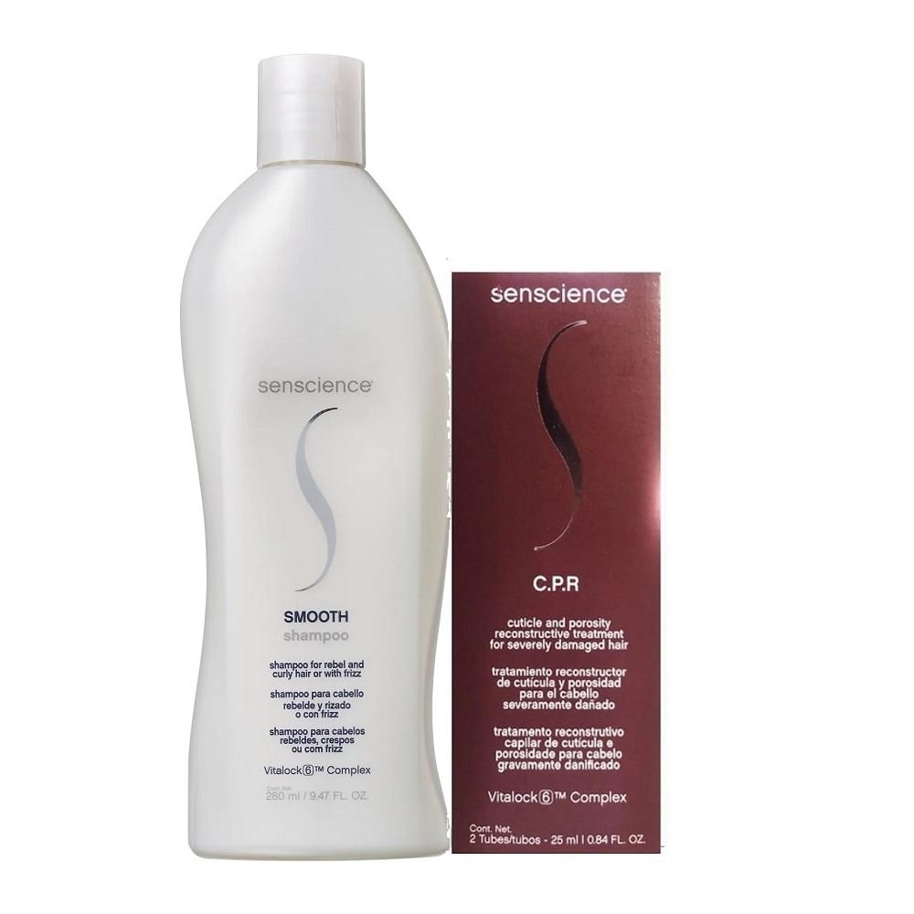 Kit Senscience Smooth - Shampoo 280ml + CPR (2x25ml)