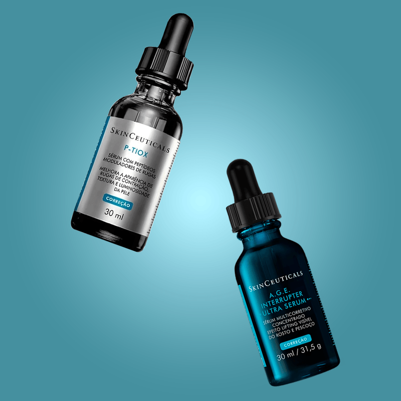 Kit SkinCeuticals Antienvelhecimento - Efeito Lifting e Glass Skin