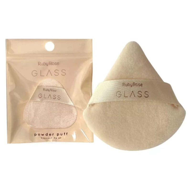Esponja De Pó Powder Puff Glass HBS04 - Ruby Rose