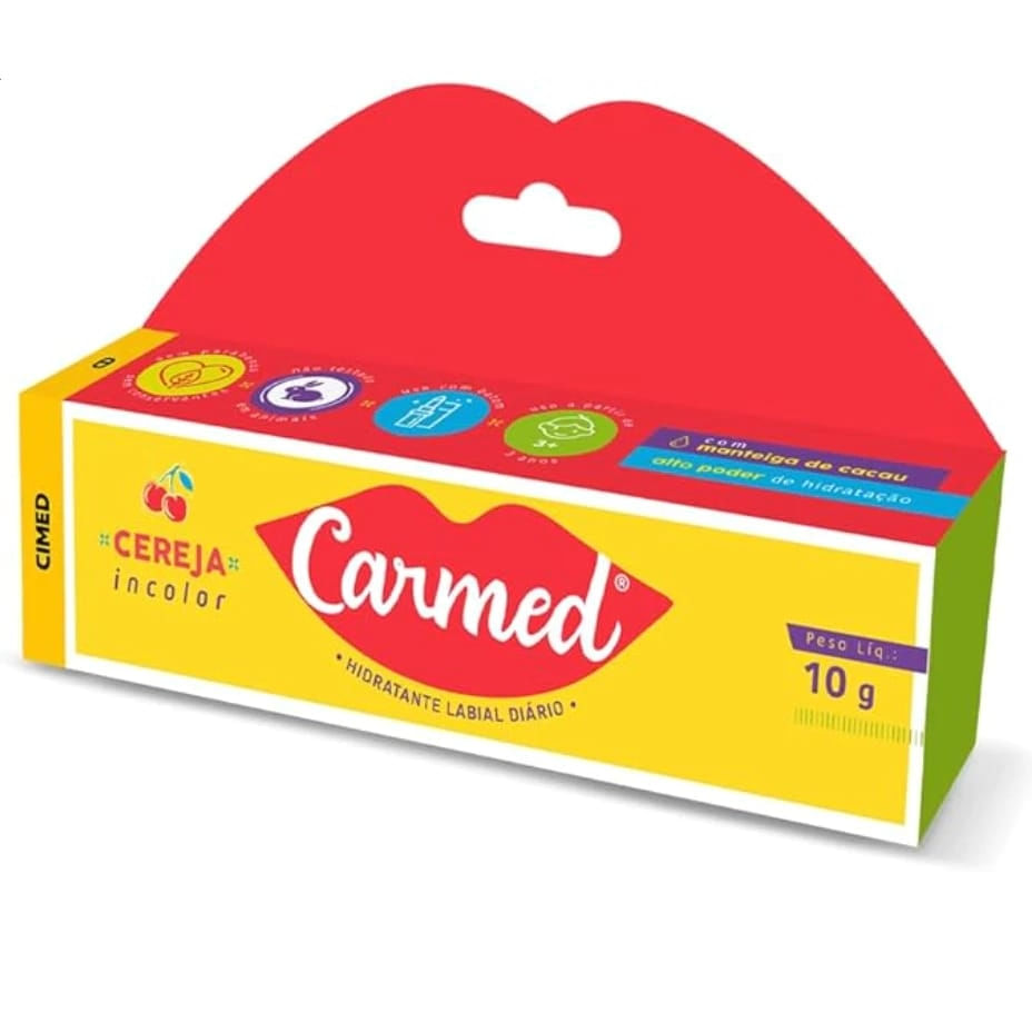 Protetor Labial Carmed Cereja Incolor com 10g