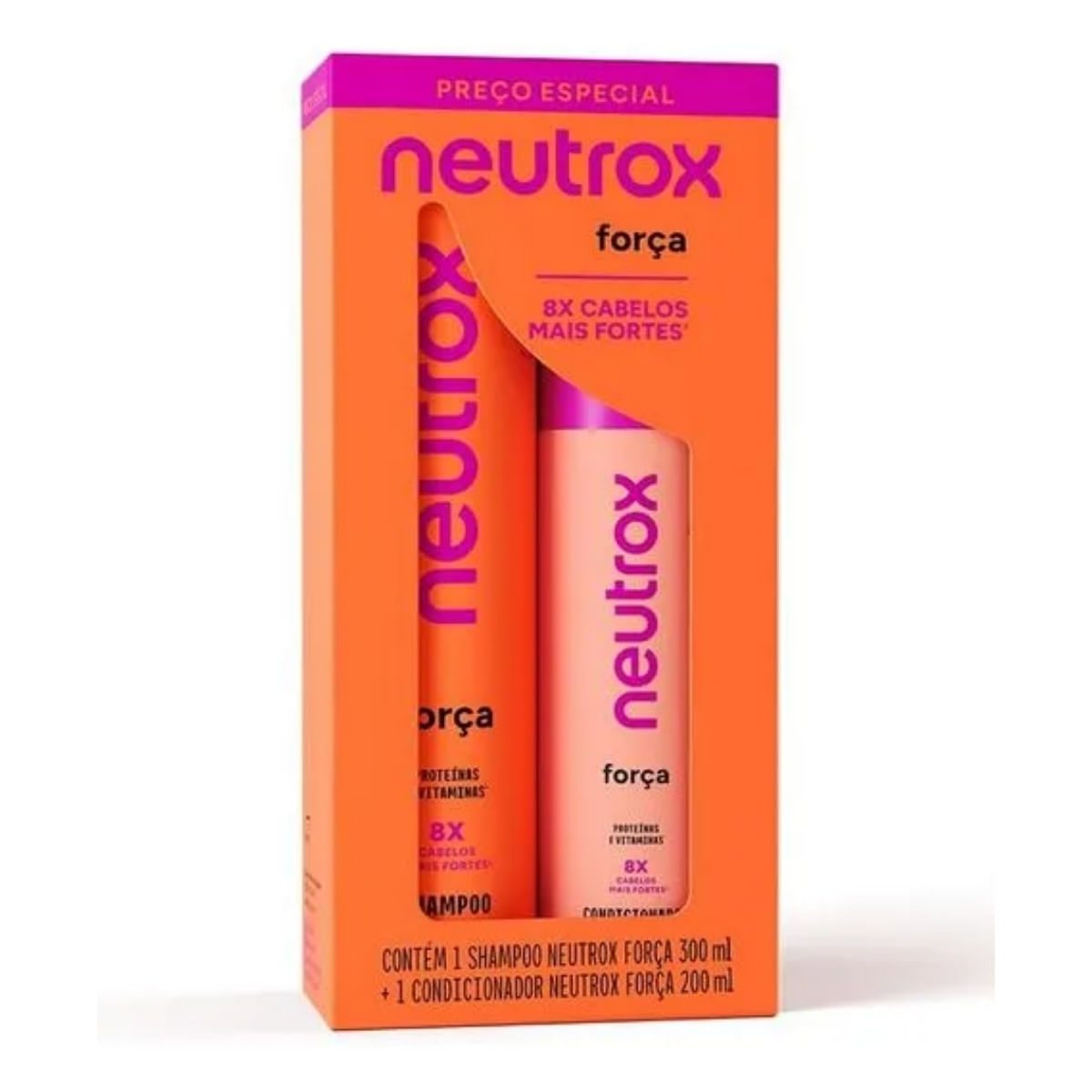 Neutrox Força: Shampoo 300ml E Condicionador 200ml