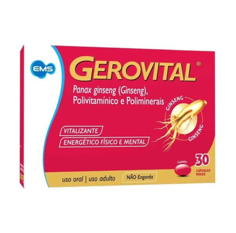 Gerovital Polivitamínico e Polimineral 30cps