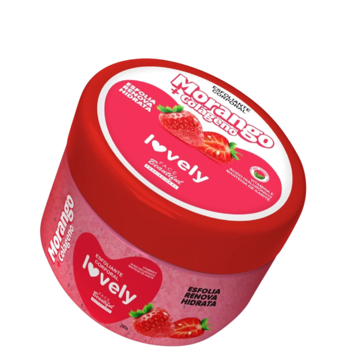 Esfoliante Corporal Lovely Colágeno 280g - Face Beautiful | Auxilia na Firmeza e Elasticidade da Pele
