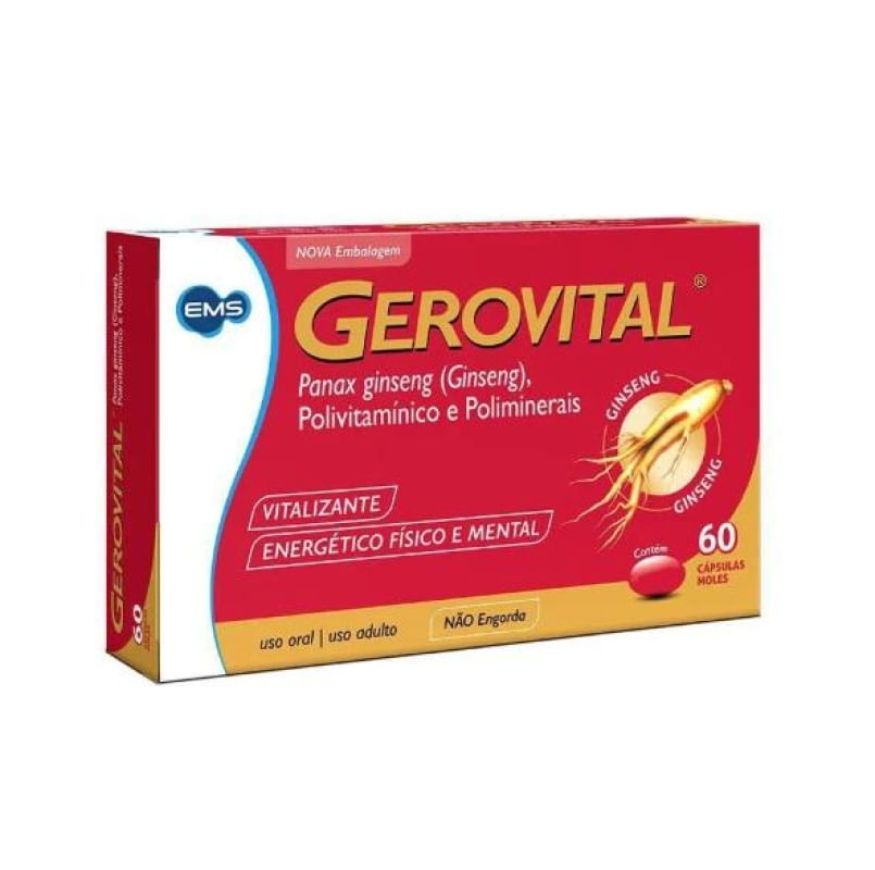 Gerovital Polivitamínico e Polimineral 60cps
