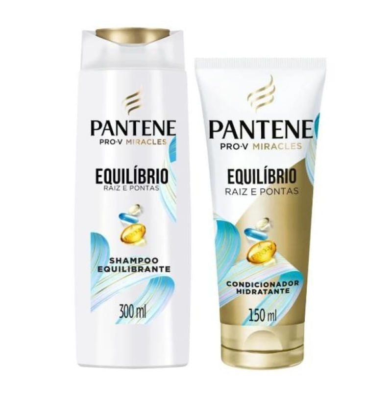 Pantene Pro-V Equilibrio Raiz e Pontas Shampoo 300ml + Condicionador 150ml