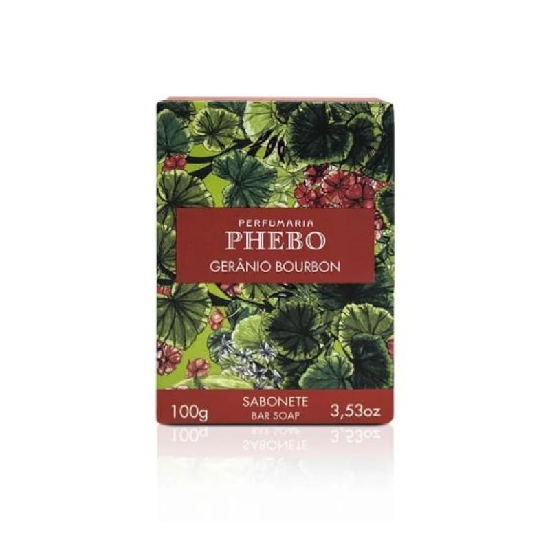 Sabonete Phebo Gerânio Bourbon 100g - 3 unidades