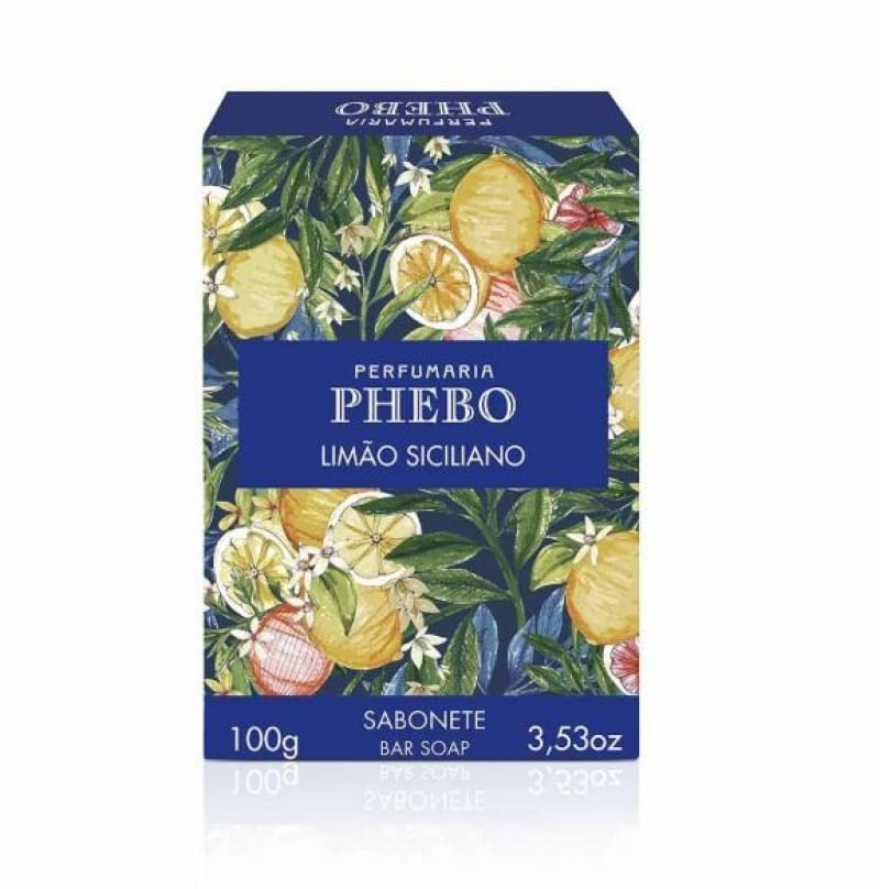 Sabonete Phebo Limão Siciliano 100g - 3 unidades