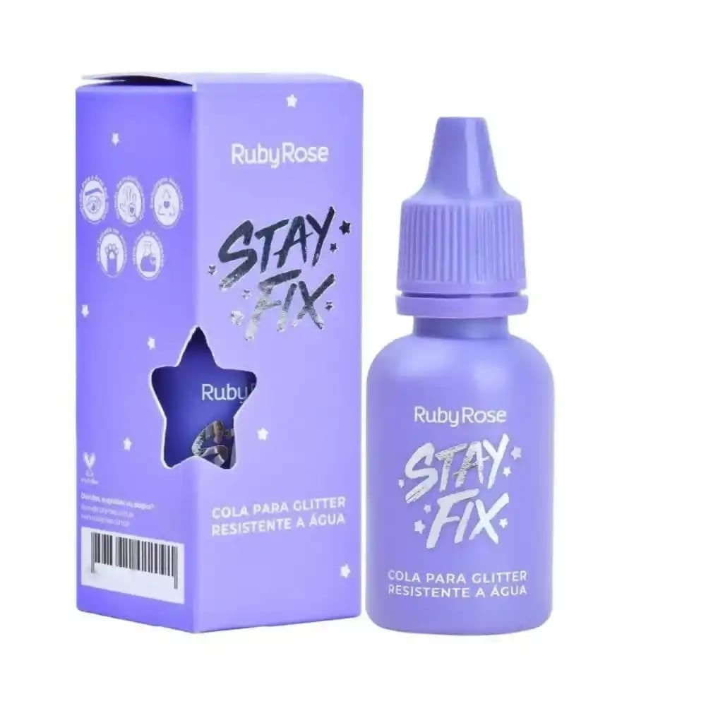 Cola Para Glitter Stay Fix Ruby Rose Hb584 A Prova D'agua