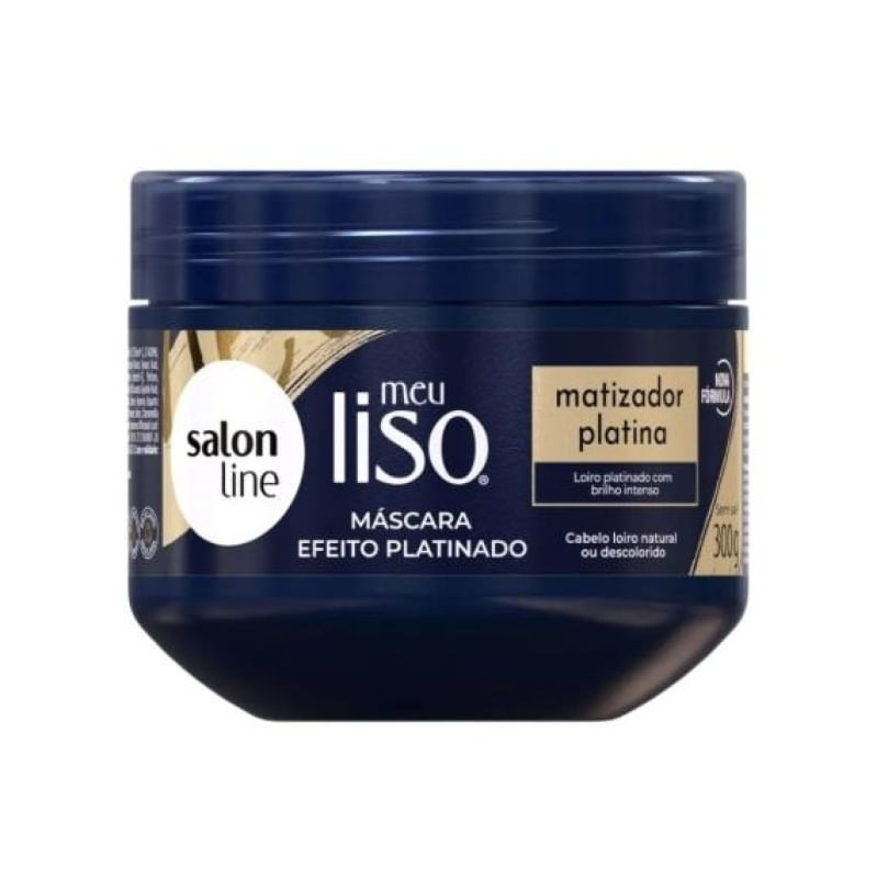 Salon Line Meu Liso Máscara Efeito Platinado 300G