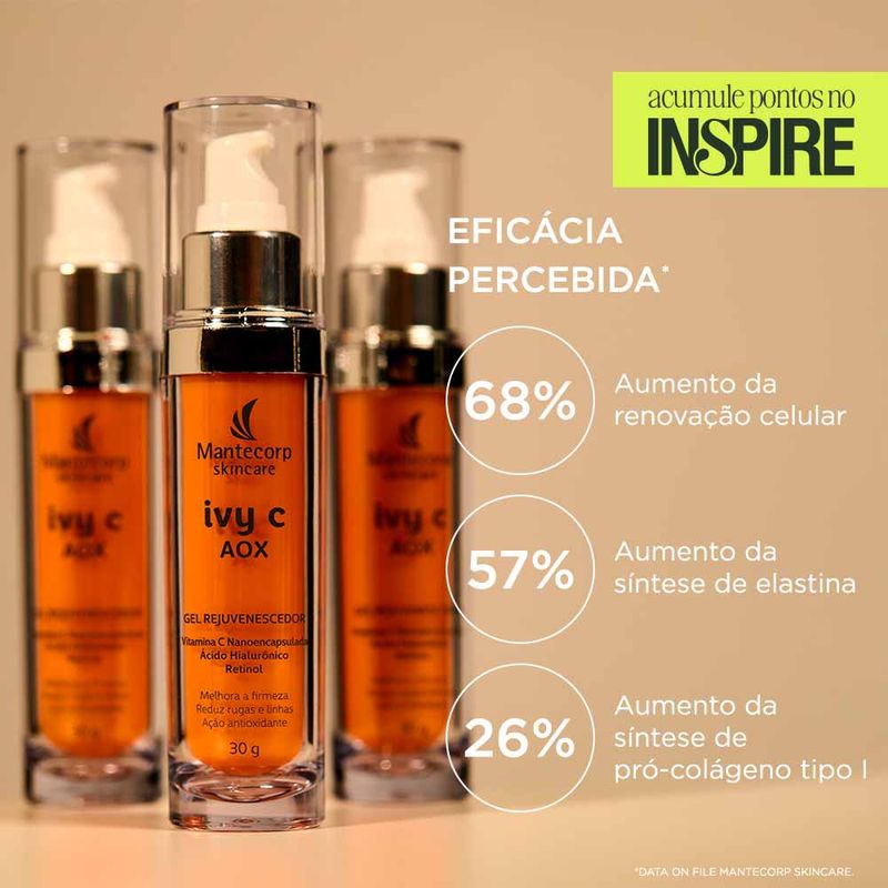 Gel Rejuvenescedor Facial Mantecorp - Ivy C Aox - Época Cosméticos