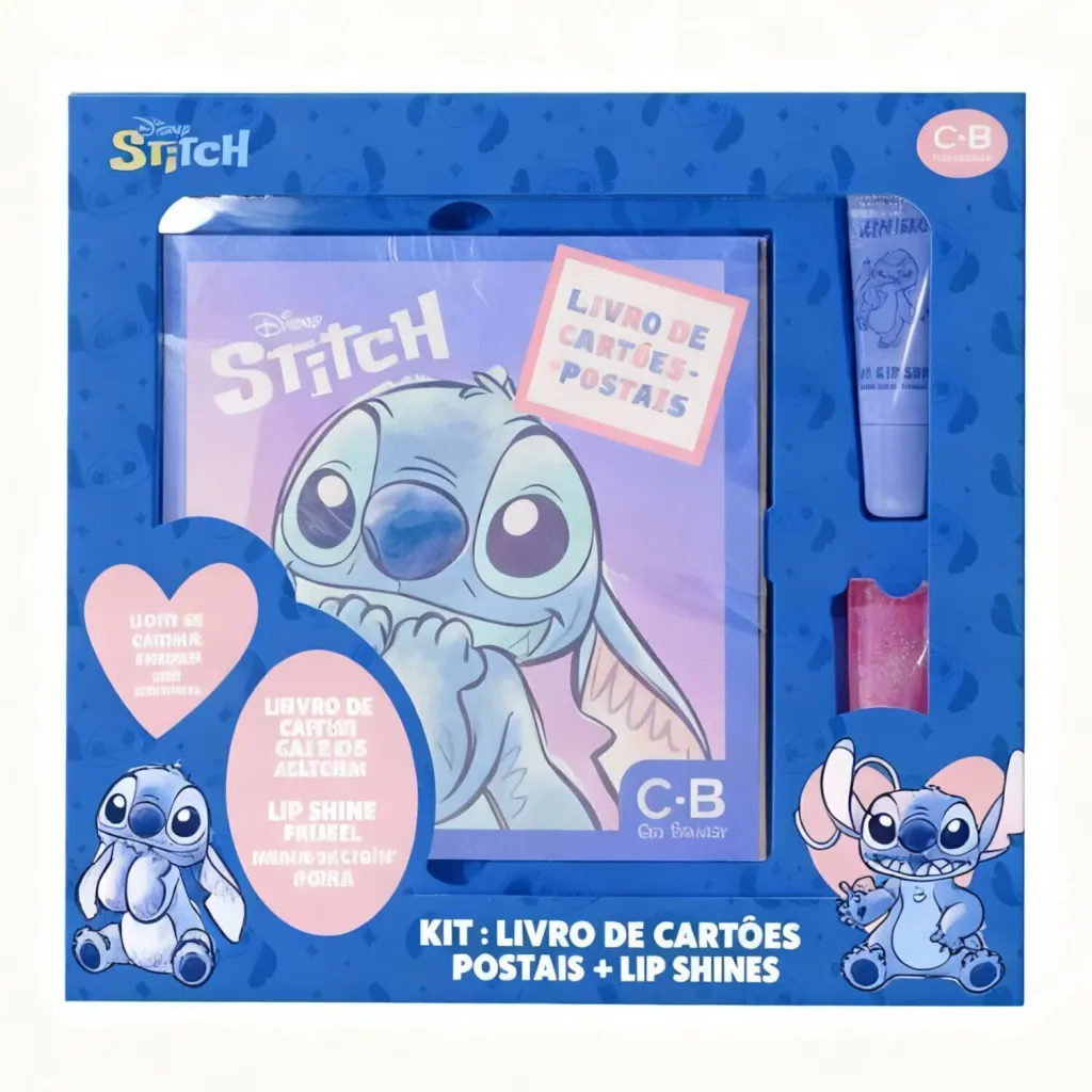 Kit Cia Beauty Livro + Lip Shine Stitch + Lip Shine Angel