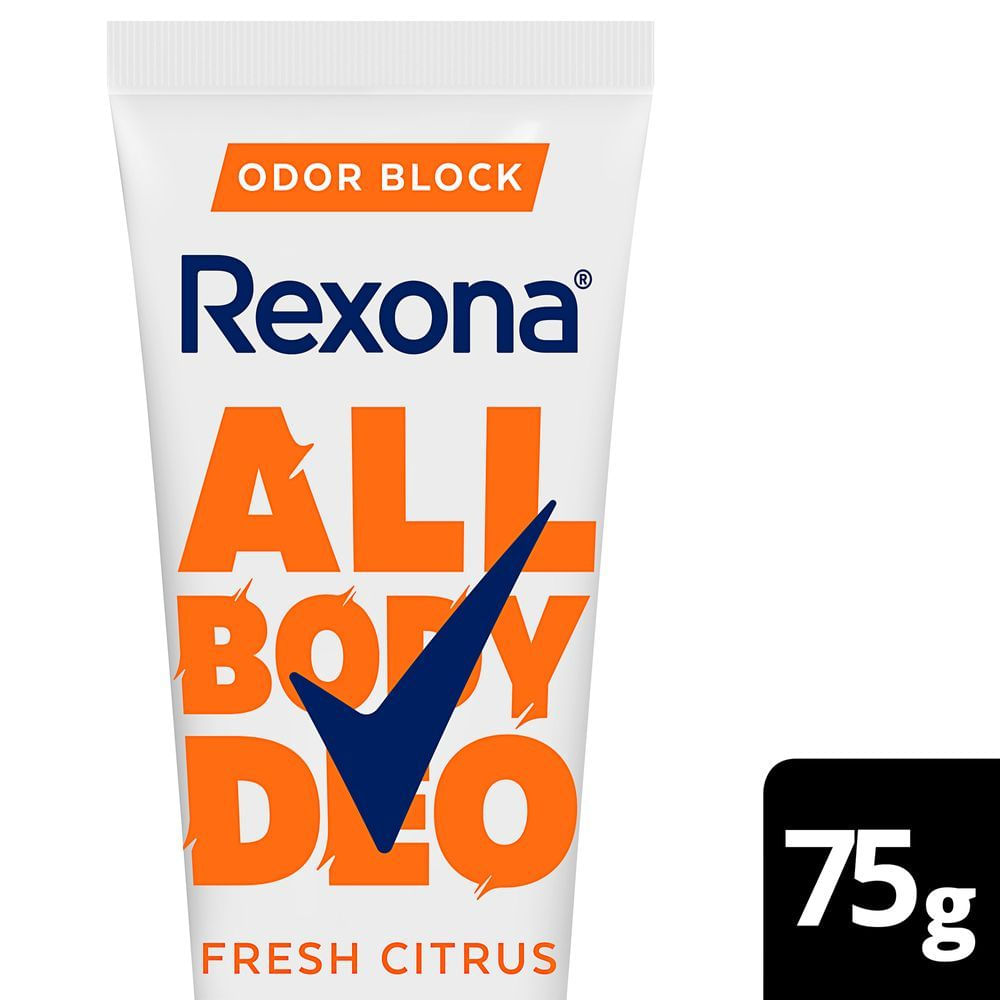 Desodorante Corporal Rexona Creme All Body Deo Fresh Citrus 75g