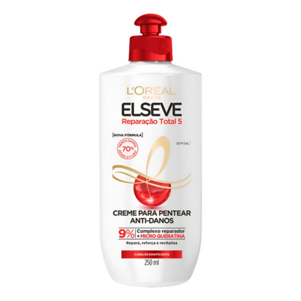 Creme De Pentear Reparação Total 5 Elseve 250ml