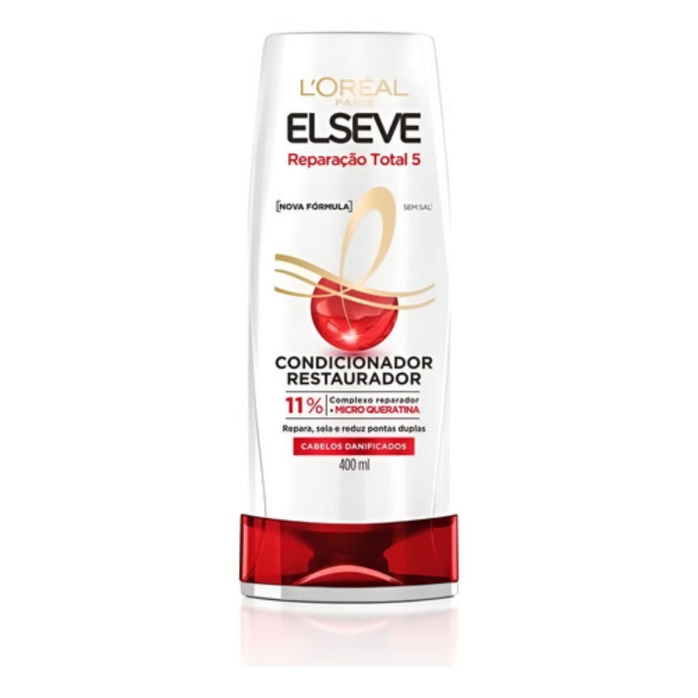 Condicionador Reparação Total 5 400ml Elseve