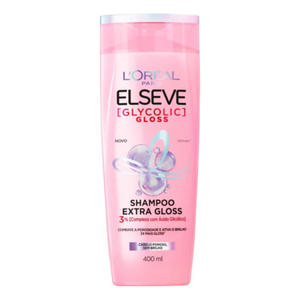 Shampoo Elseve Glycolic Gloss 400ml L'oréal Paris