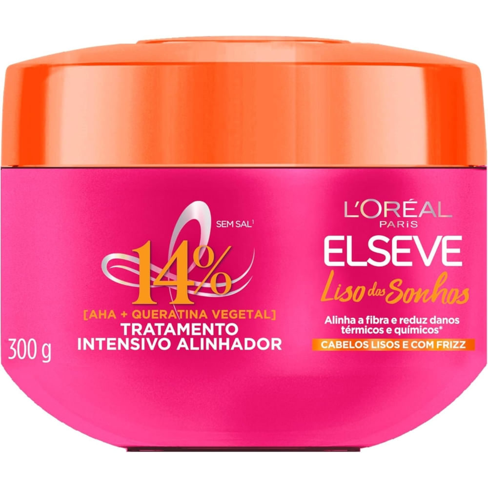 Tratamento L'oréal Paris Elseve Liso Dos Sonhos 300g