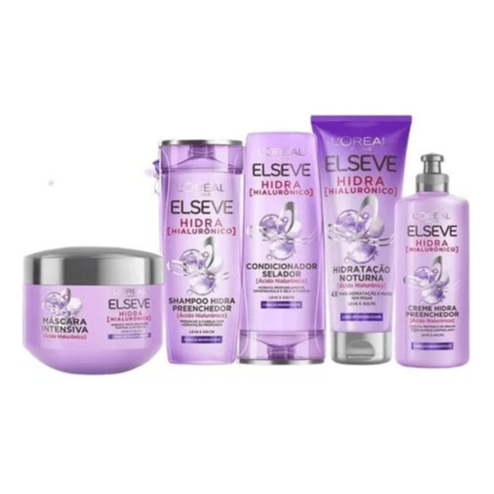Kit Nutrição Elseve Hidra Hialurônico Completo