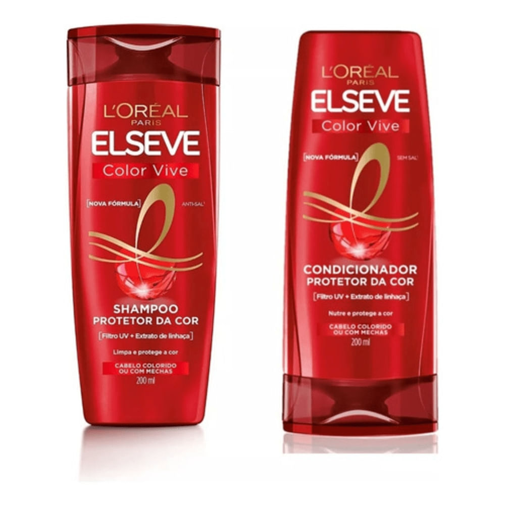Kit ColorVive - L'oréal Elseve Shampoo + Condicionador-200ml