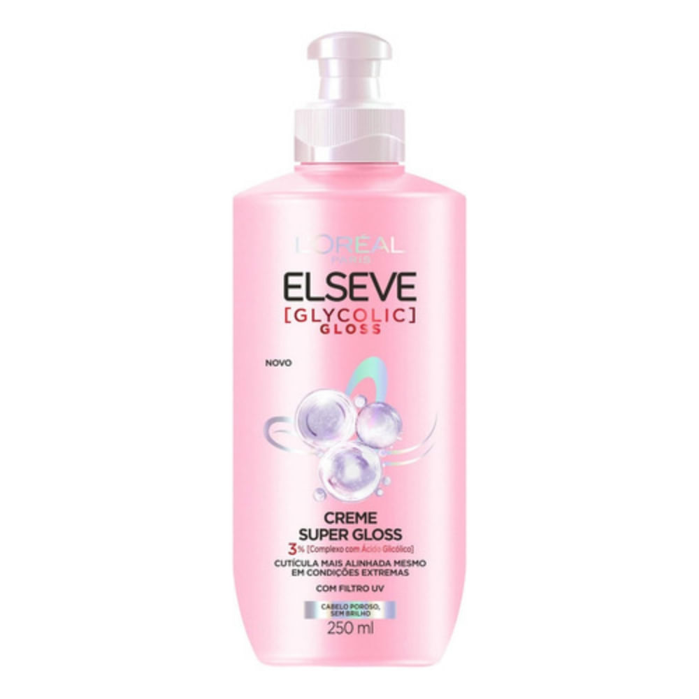 Loreal Elseve Glycolic Gloss Creme Para Pentear - 250ml