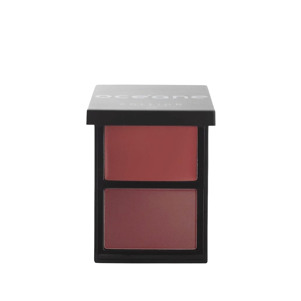 Océane Coral Paint Duo Blush Cremoso e em Pó