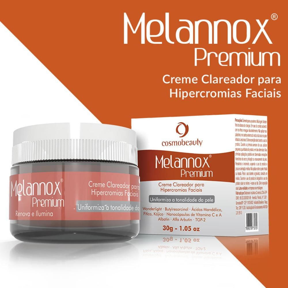 Creme Clareador Melasma Melannox Premium Cosmobeauty - Época