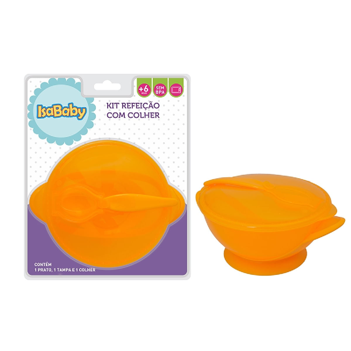 Kit Refeição Com Colher Isababy