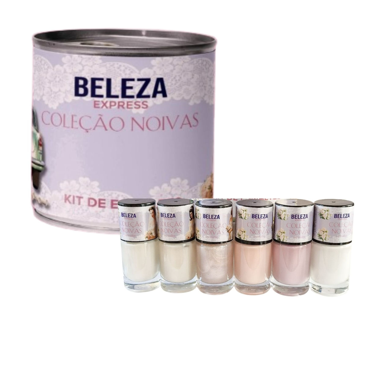 kit de esmaltes Coleção Noivas Beleza Express