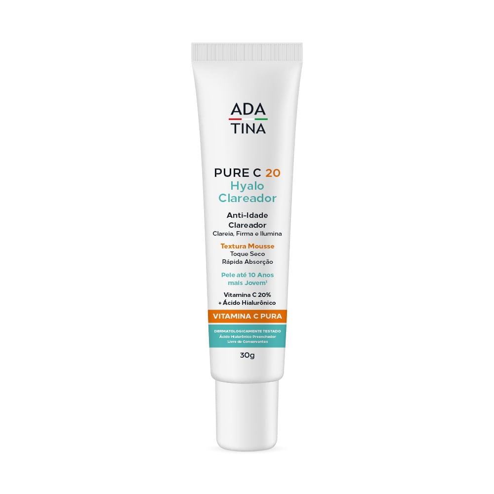 Pure C 20 Hyalo Clareador com Vitamina C Pura 20% e Ácido Hialurônico