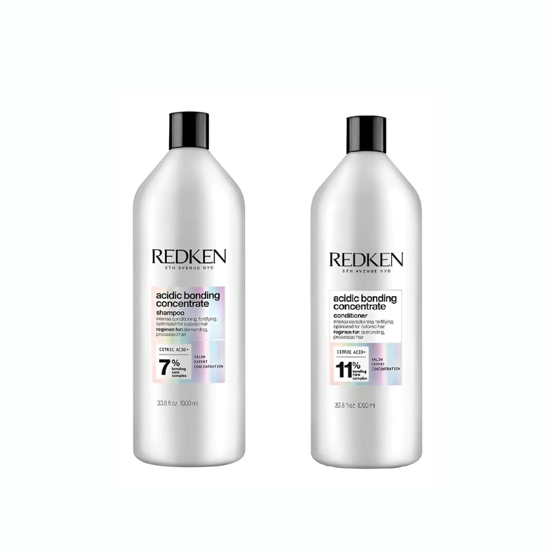 Kit Redken Acidic Bonding Concentrate - Shampoo 1L + Condicionador 1L