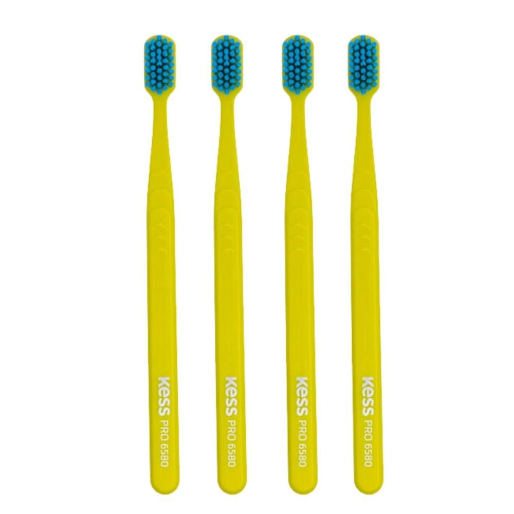 Kit Escova Dental Extra Macia Kess Pro Pocket Belliz Verde C/4