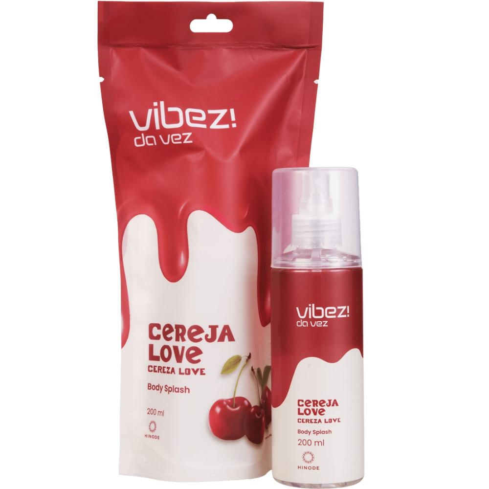 Body Splash Cereja Love Vibez da Vez Hinode 200ml - Época Cosméticos