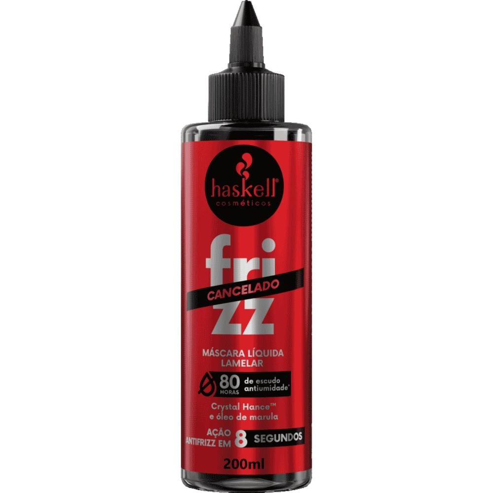 Máscara Líquida Antifrizz Haskell Frizz Cancelado 200ml