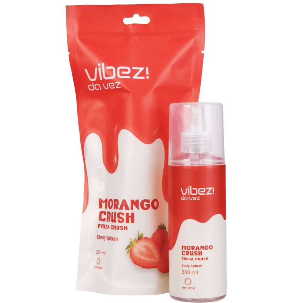 Body Splash Morango Crush Vibez da Vez! Hinode 200ml