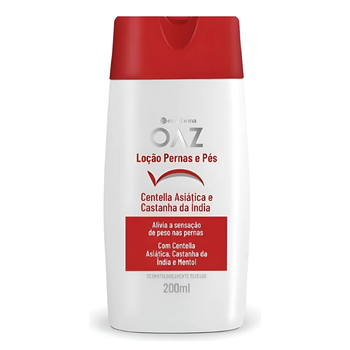 Loção Pernas E Pés Oaz 200ml Eurofarma Fragrância Mentol