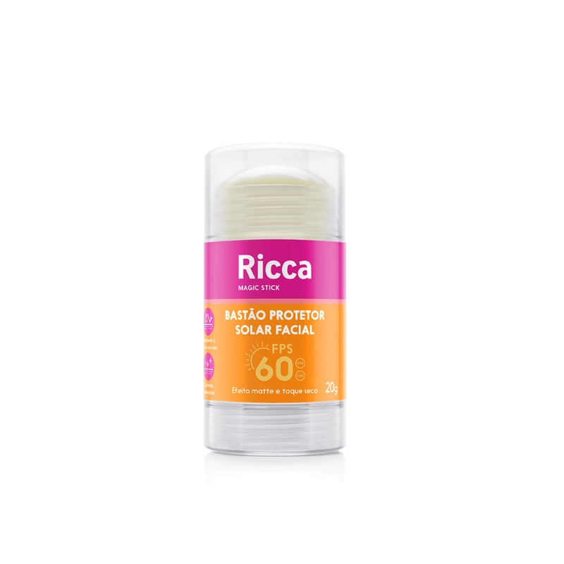 Bastão Protetor Solar Facial FPS60 - Ricca