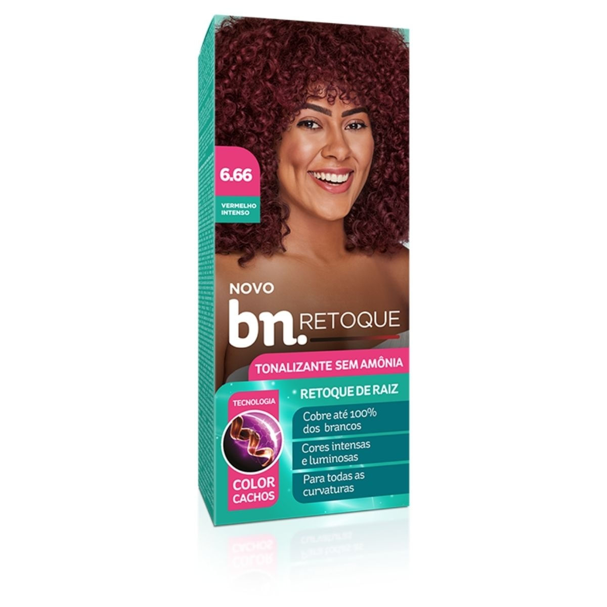 Tonalizante Vermelho Intenso 6.66 Sem Amônia 90g