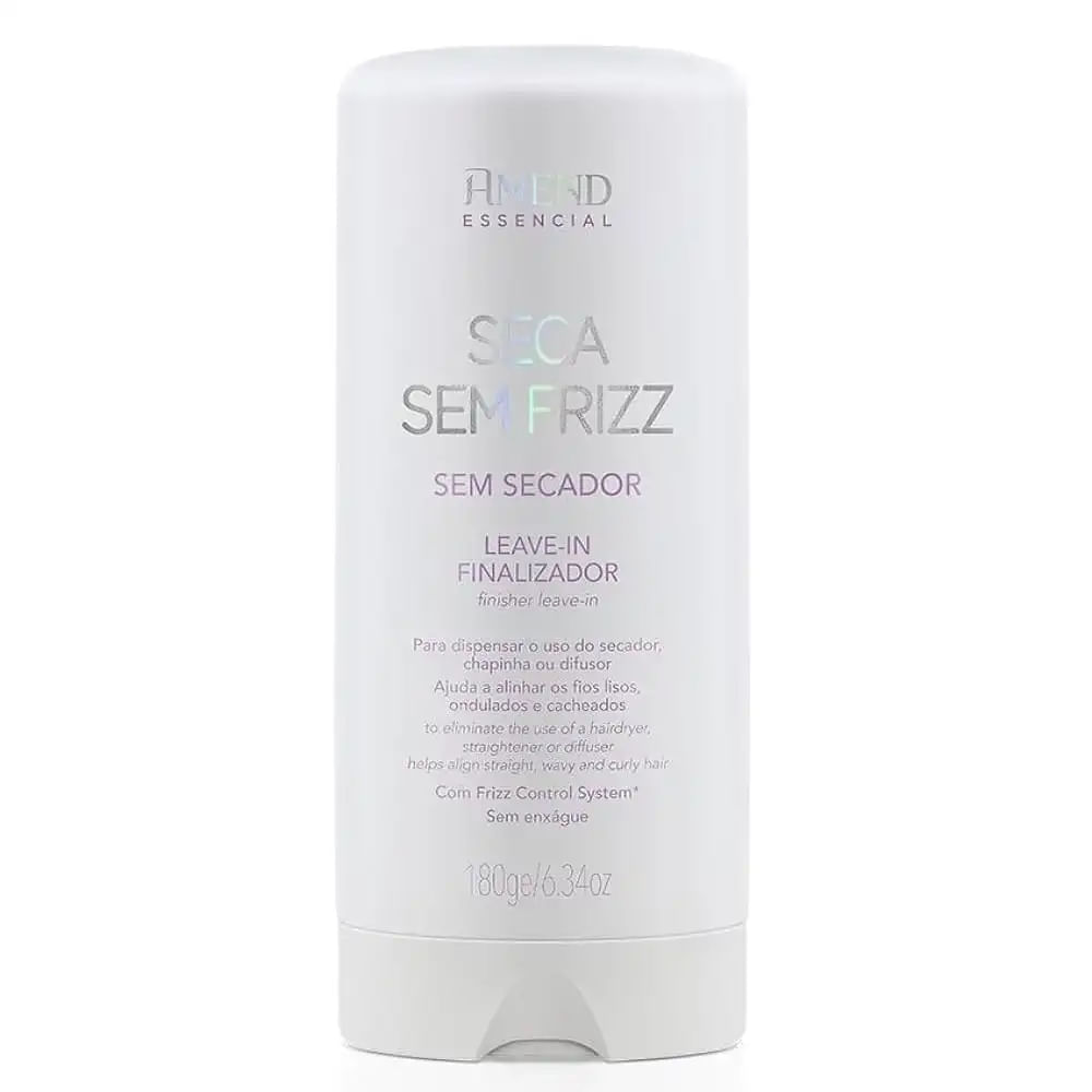 Leave-In Finalizador Essencial Seca sem Frizz Amend 180ML