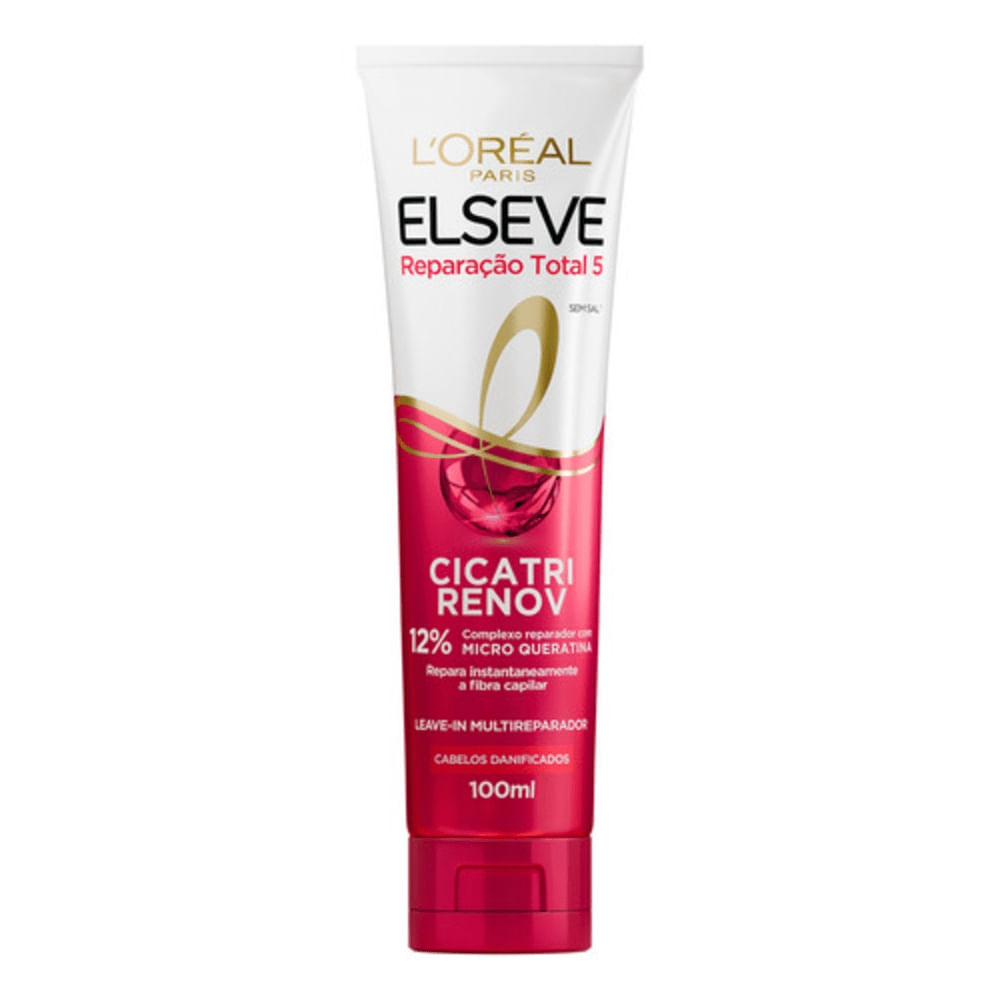 Elseve Reparação Total 5 Cicatri Renov Creme Pentear 100ml