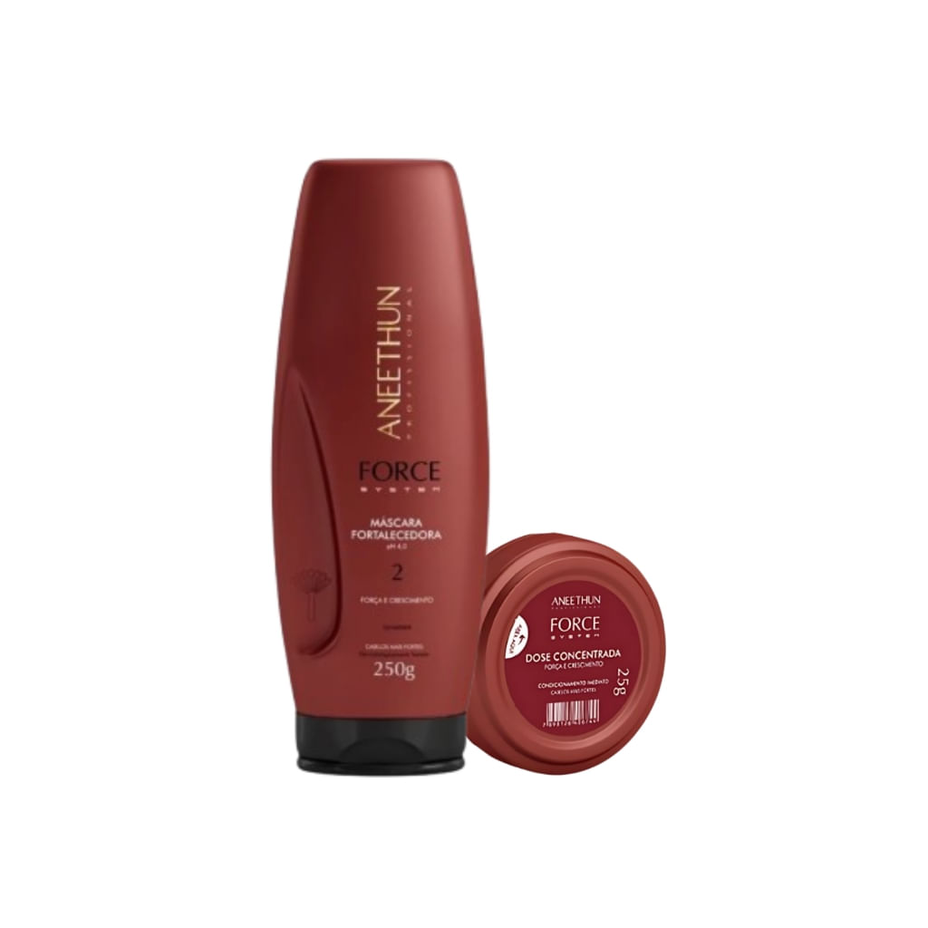 Kit Aneethun Force System - Máscara 250g + Dose Fortalecedora 25g