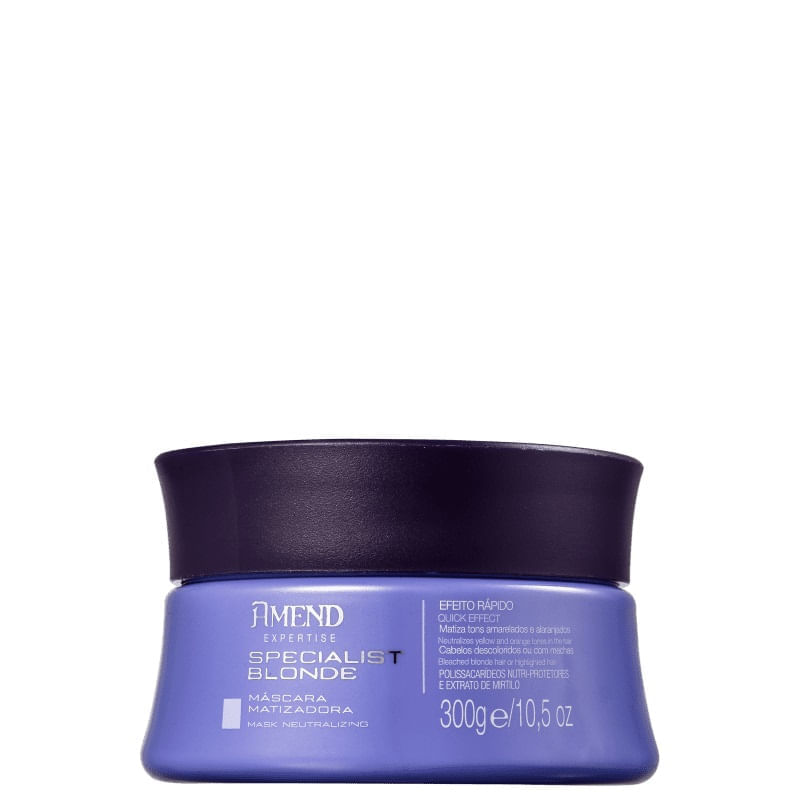 Máscara Capilar Amend Expertise Matizadora Specialist Blonde 300g